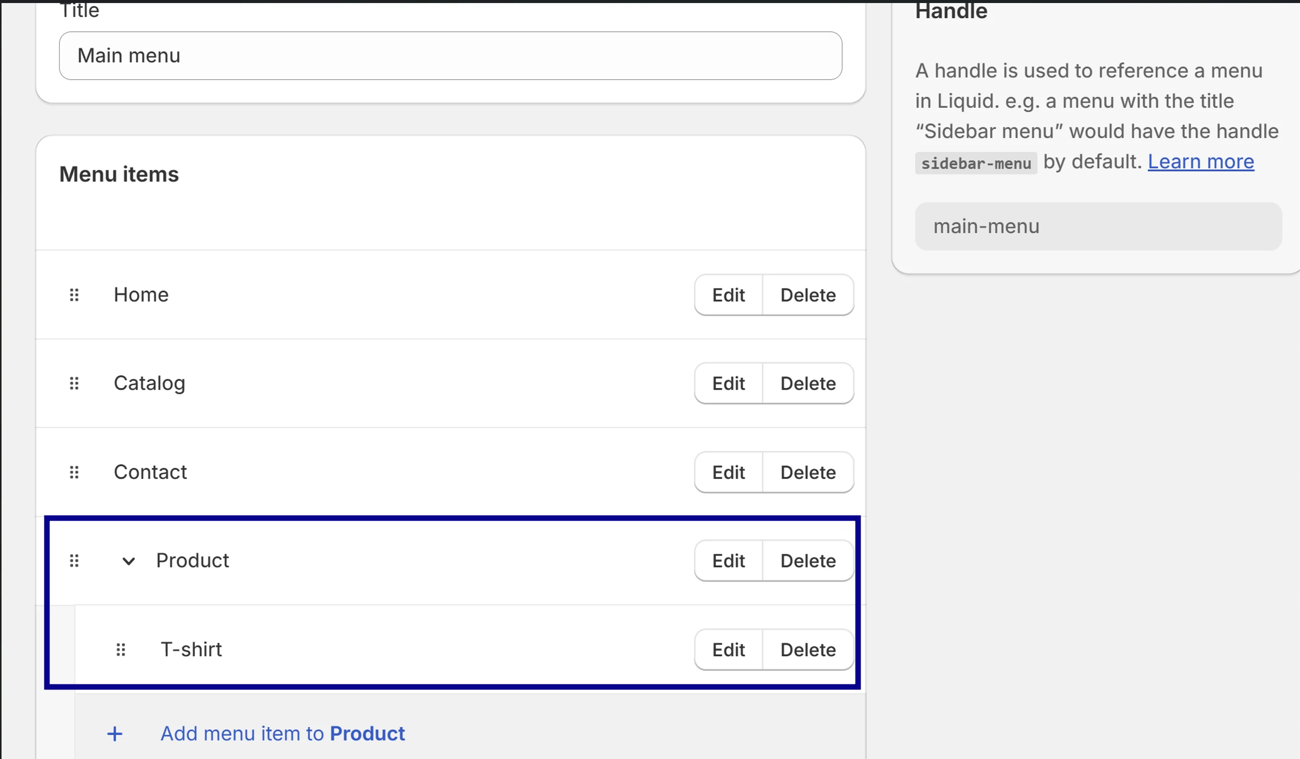 Add Drop-Down Menu From Main Menu on Desktop 4
